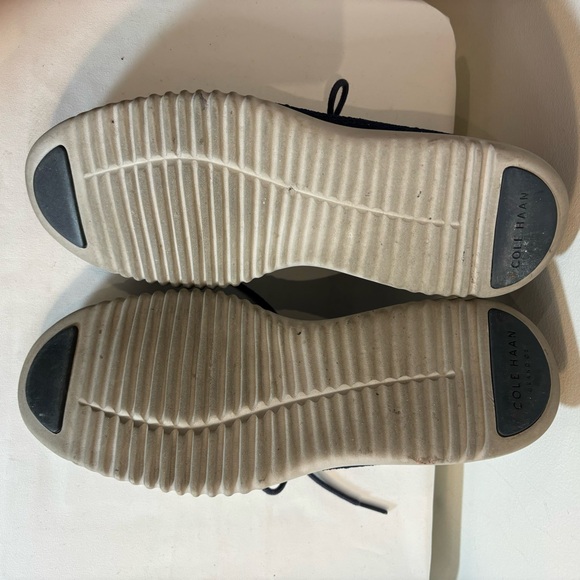 COLE HAAN Sz 7 Oxford Zero Grand Fabric Upper Lace Up Brogues Rubber Soles - Picture 9 of 11